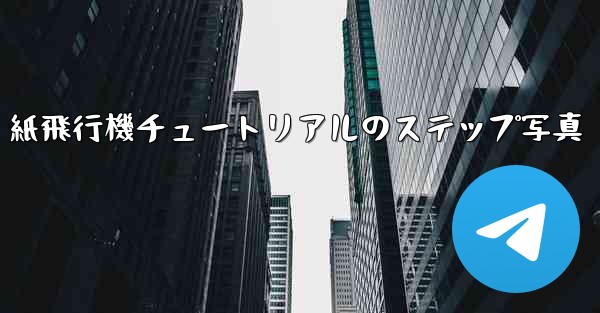 紙飛行機チュートリアルのステップ写真