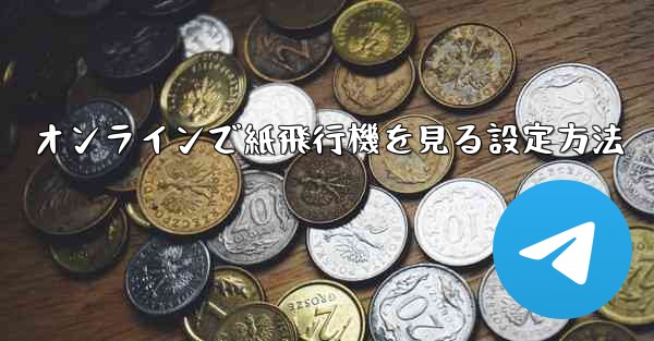 オンラインで紙飛行機を見る設定方法