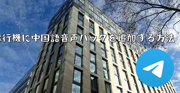 紙飛行機に中国語音声パックを追加する方法